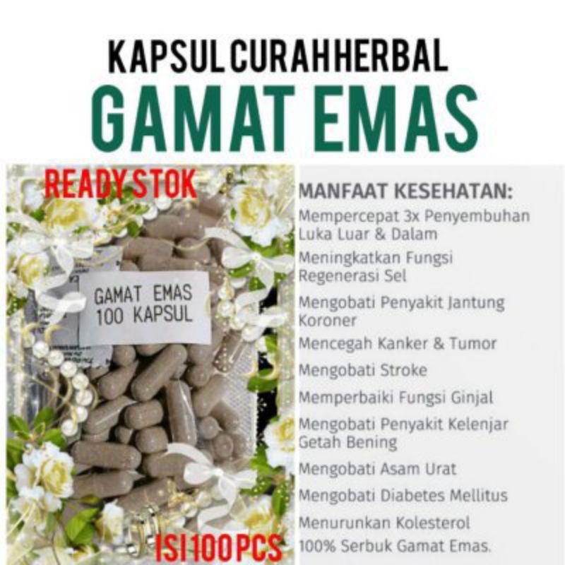 

Kapsul Curah Herbal GAMAT EMAS(Stichopus Horrens)