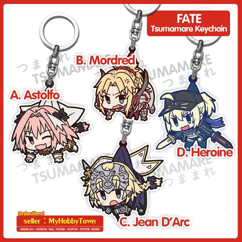 Gantungan Kunci Acrylic Anime Fate Pinched (satuan)