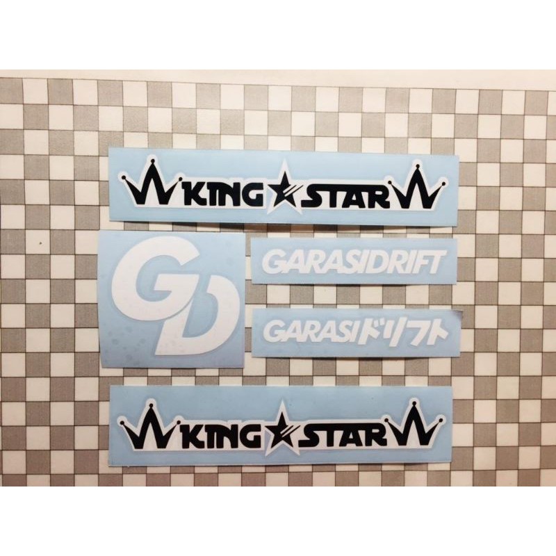 cutting sticker GD package garasi drift paket