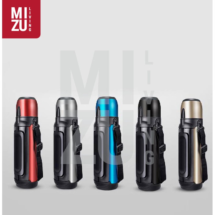 MIZU EXPEDITION 1500ml 2000ml Vacuum Thermos Bottle TAHAN 48 JAM Termos Botol Air Panas Air Es-4