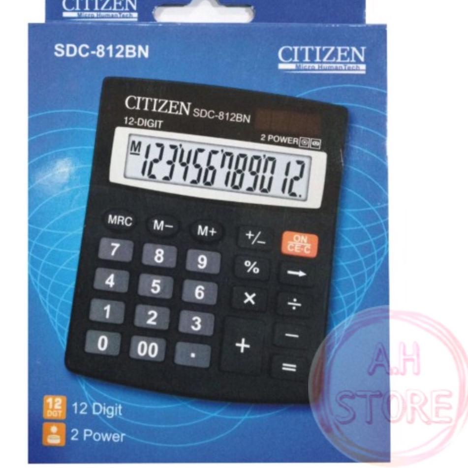 

[KODE PRODUK CS0NI5584] Kalkulator Citizen SDC-812BN 12 Digit / 2 Power / Kalkulator CT 812BN