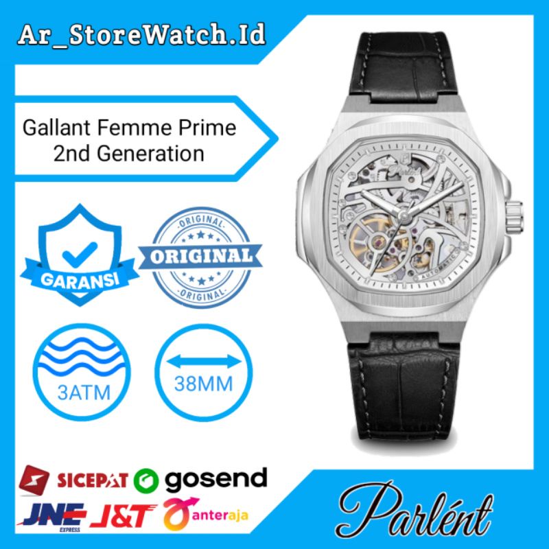 Jam Tangan Automatic Wanita Original Parlent Gallant Femme Prime 2nd Generation