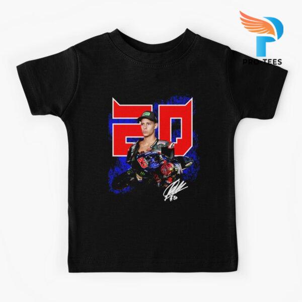 Kaos Baju Anak Fabio Quartararo  Moto GP #20 2021 MotoGP  El Diablo Gift #1649