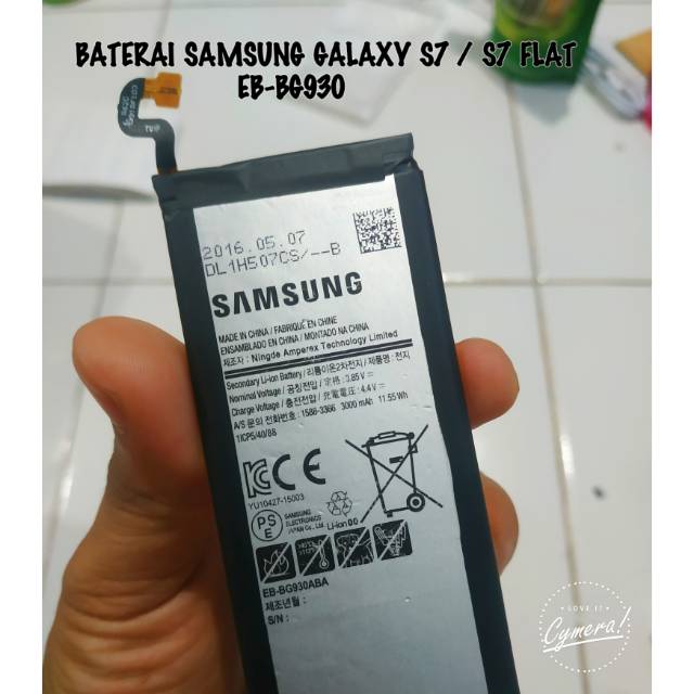 BATERAI BATRE SAMSUNG GALAXY S7 / S7 FLAT EB-BG930 ORIGINAL BATTERY