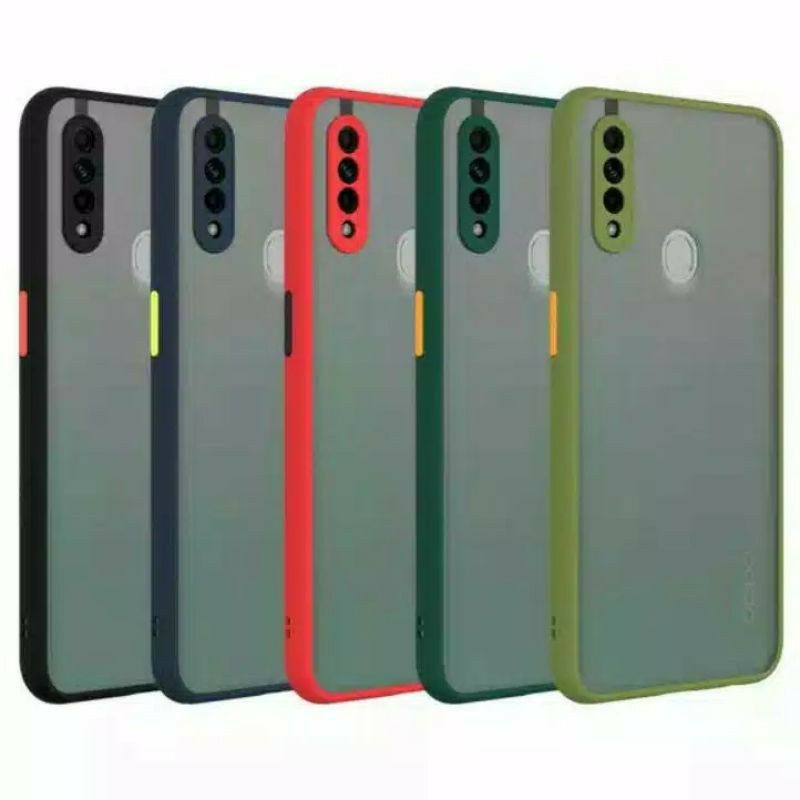 slikon/case terbaru AERO tipe HP Oppo A31 2020 / OPPO A8 Case Dove Matte Mychoice Slim Fuze