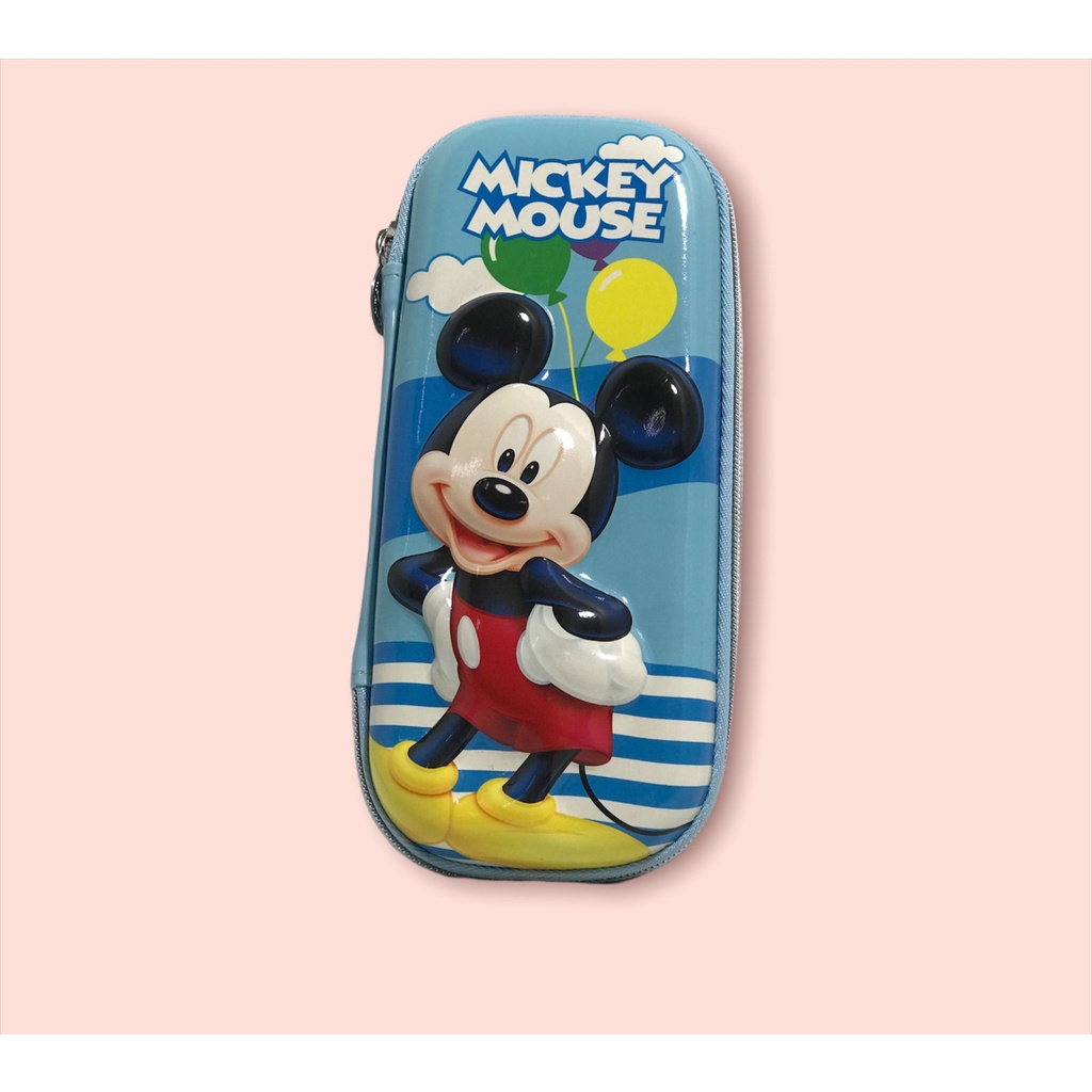 TEMPAT PENSIL KARAKTER - KOTAK PENSIL ANAK / DOMPET PENSIL DISNEY / PENCIL CASE ZIPPER 7D EVA MATT FANCY