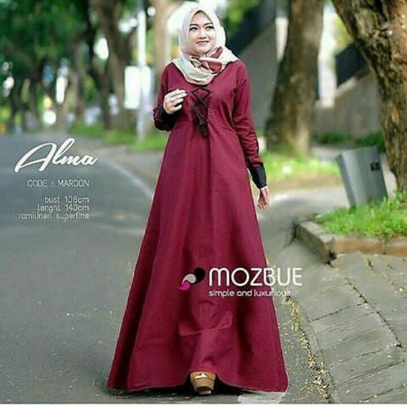 Alma dresa fashion muslim remaja wanita