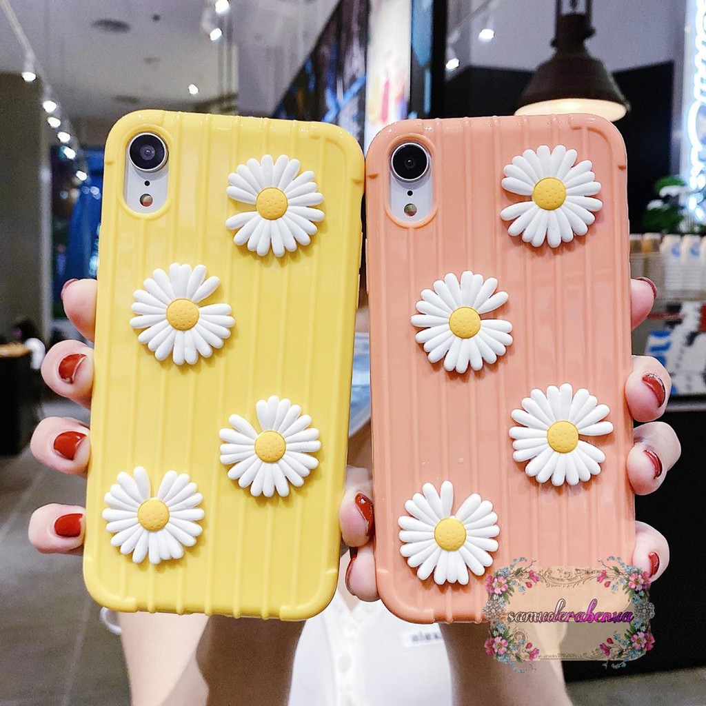 SOFTCASE BUNGA TIMBUL IPHONE 6 6+ 7 8 7+ 8+ X XR XS MAX 11 12 MINI PRO MAX SB342