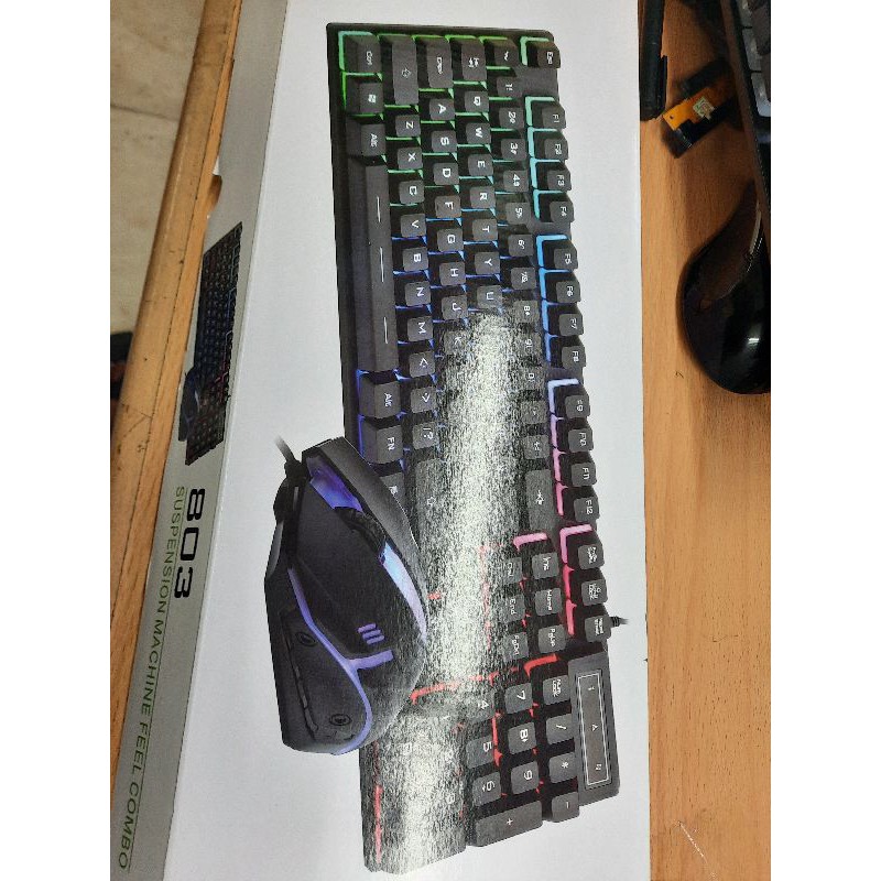 Keyboard Mouse RGB Led Dst Rainbow