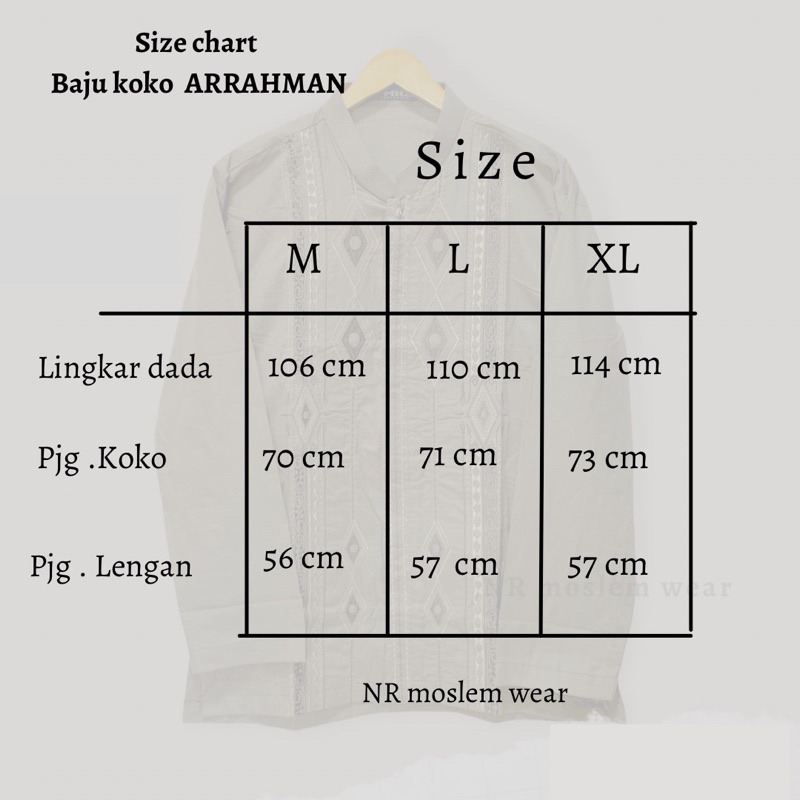 BAJU KOKO WARNA LENGAN PANJANG , BAJU KOKO DEWASA ( kode EL 04 )