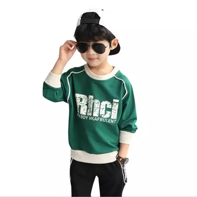 Tokomilkan - Sweater Anak Laki Laki RHCI Sweater / Sweater Anak Laki - laki 1 - 6 Tahun bahan fleece