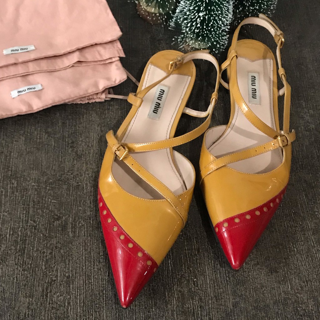 Preloved Sepatu Miu Miu Branded Italy Original Authentic