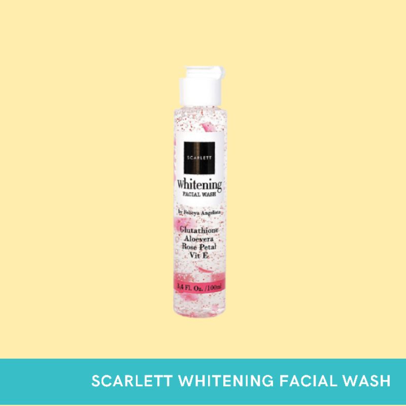 Scarlett Whitening Facial Wash Sabun Cuci Muka Scarlett