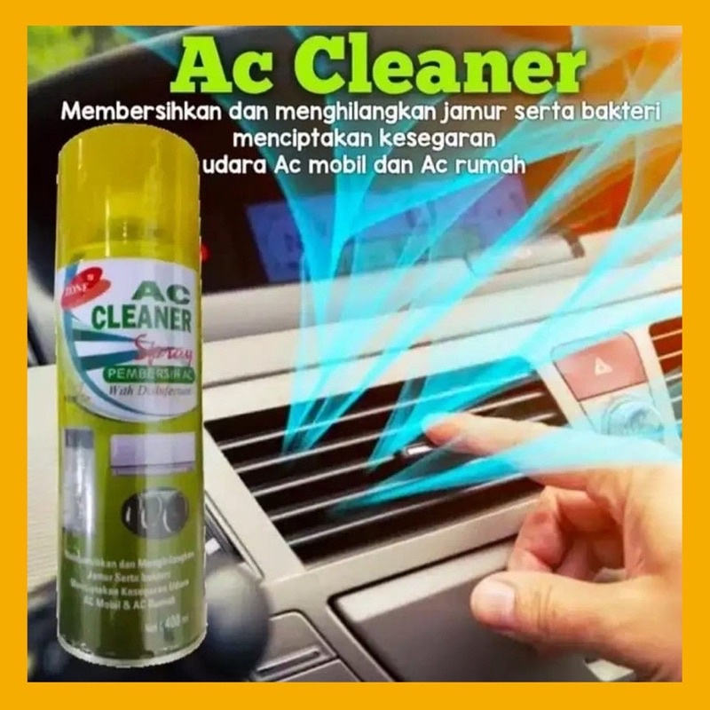 Ac Cleaner Mobil Pembersih AC Cleaner Spray &amp; Ac Ruangan &amp;  AC Refresher zone 400 Ml PRODUK TERPOPULER SEN