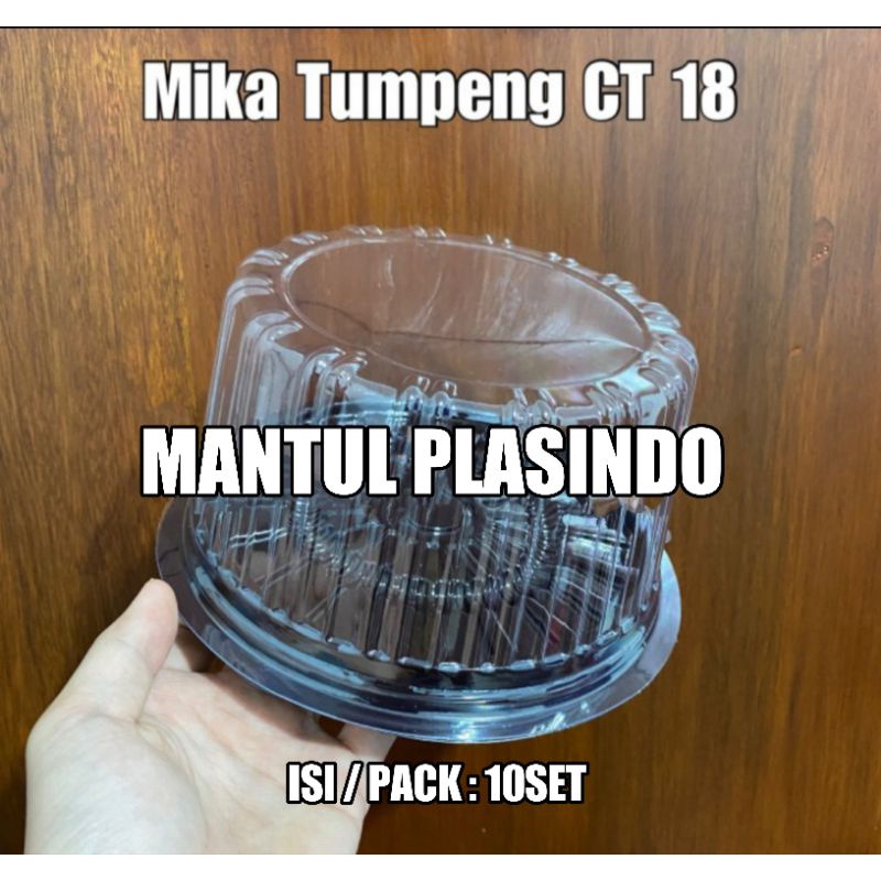 isi 10set mika tumpeng mini CT18 / tumini mika cake tray kue tart