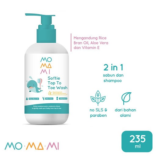 Momami - Softie Top To Toe Wash 235ml