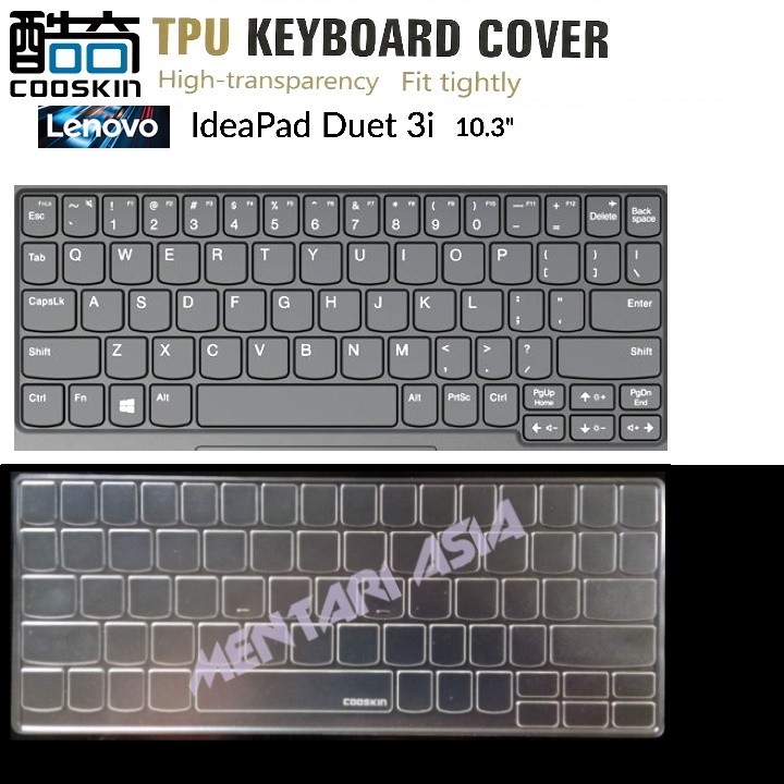 Keyboard Protector Lenovo Ideapad Duet 3i 10.3" - COOSKIN Premium TPU