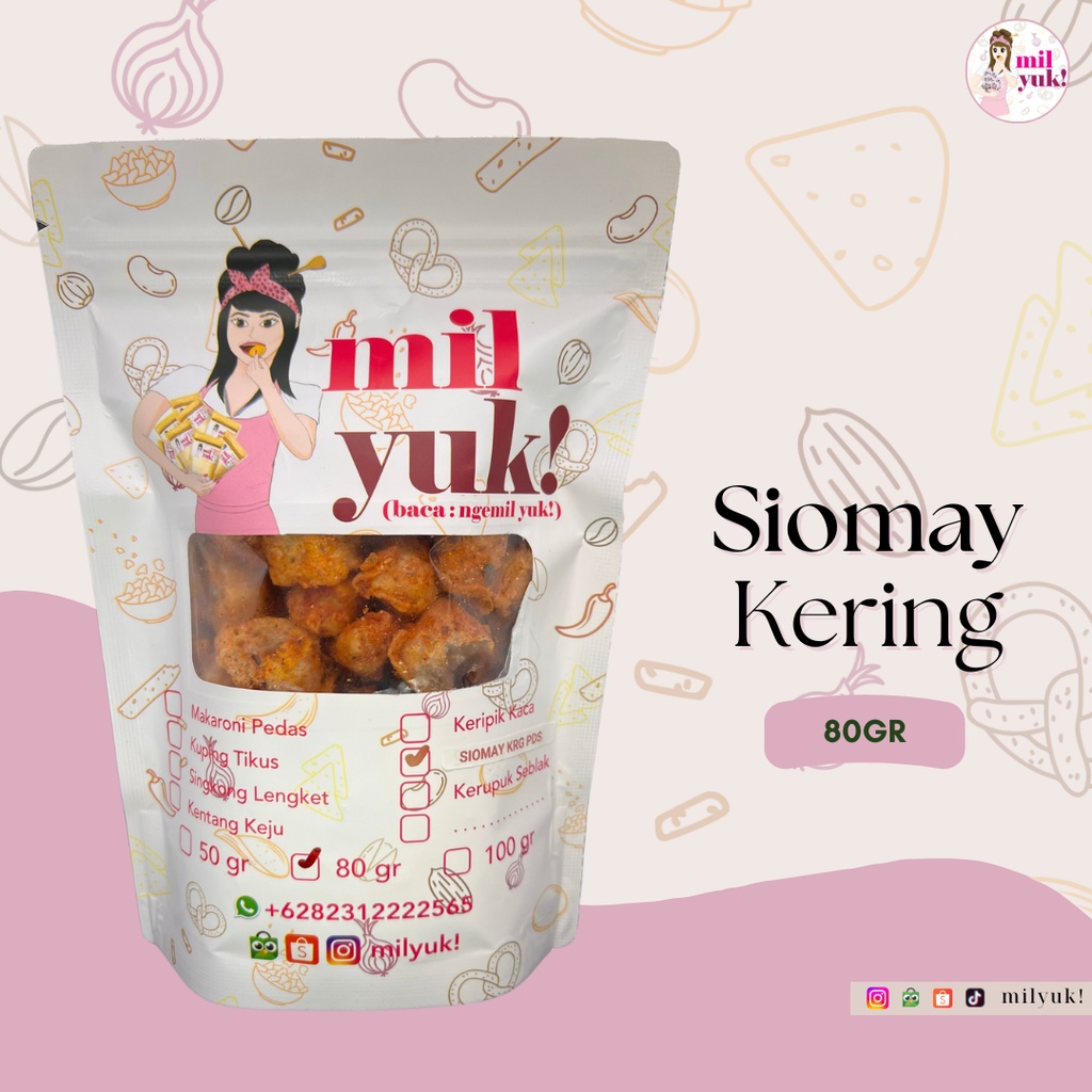 

MilYuk! KERIPIK SIOMAY KERING PEDAS