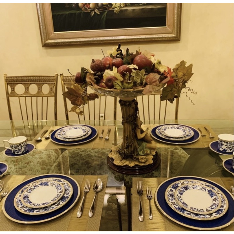 Dinner Set Wedgwood Hibiscus 20 Pcs Mewah Cantik