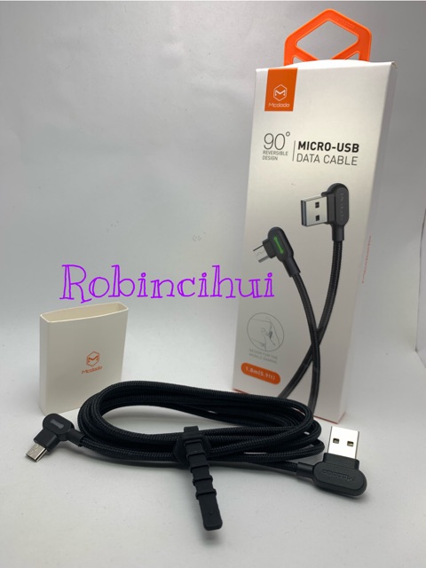 MCDODO Kabel Charger MICRO USB Gaming Series 90 derajat