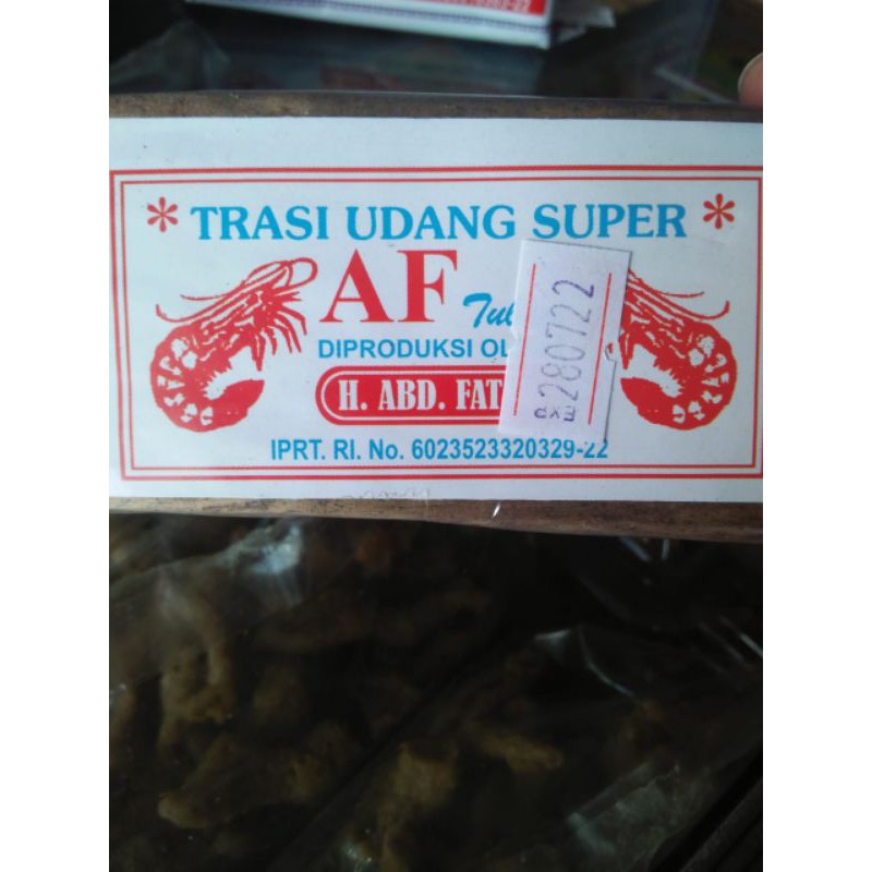 

Terasi Udang Super 250gr