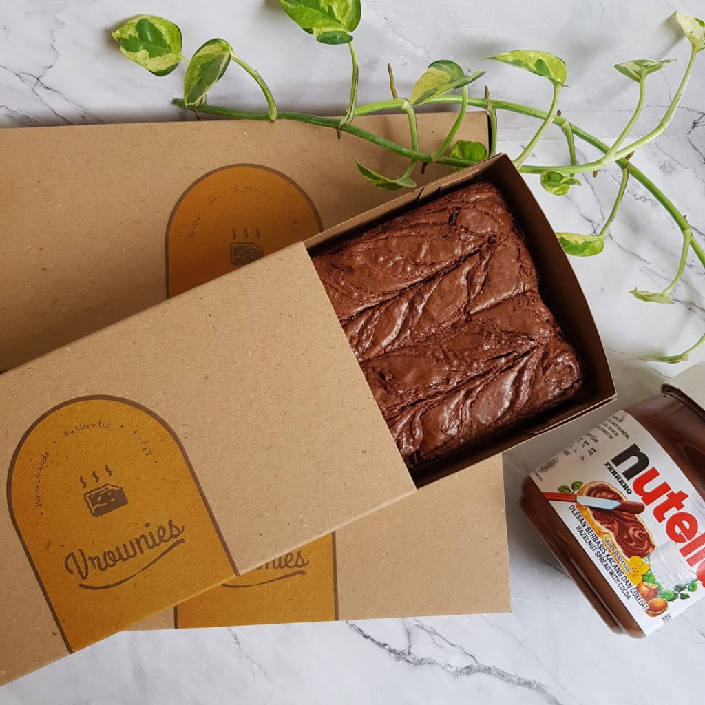 

Nutella Baked Fudgy Brownies