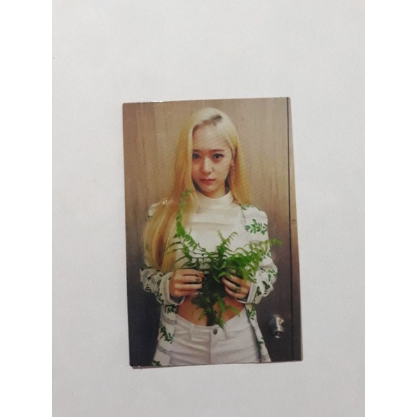 F(x) Photocard Red Light Krystal / Fx Pc Krystal Red Light