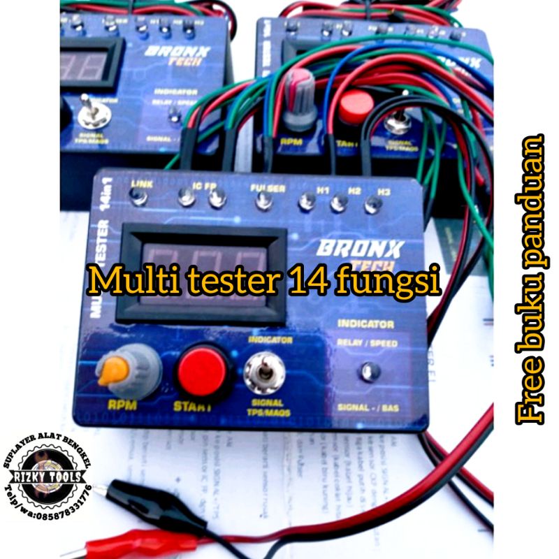 multitester injeksi 14 fungsi  universal motor