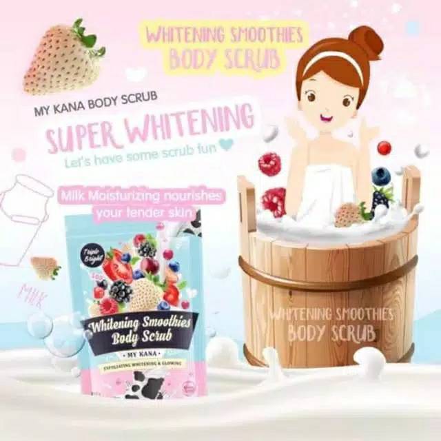 My kana whitening body scrub
