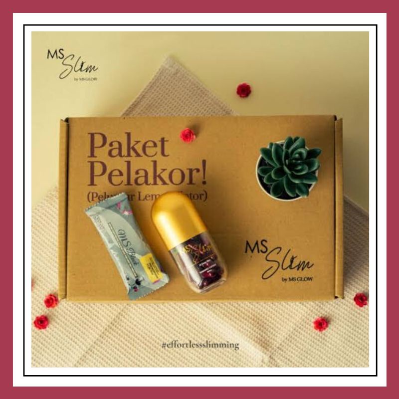 MS BLACK/ MS SLIMMING CAPSULLE/ PAKET PELAKOR MS GLOW