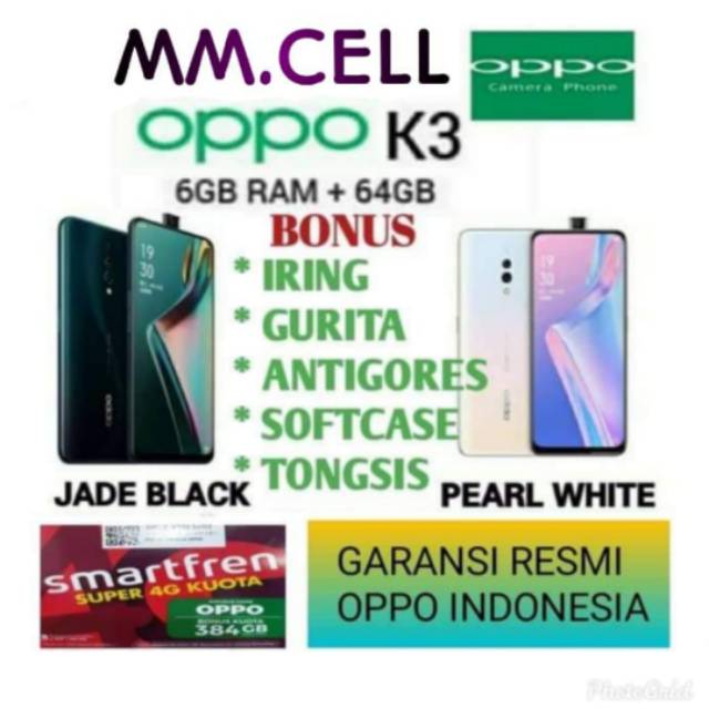 Jual New OPPO K3 RAM 6/64 GARANSI RESMI OPPO 1 TAHUN Indonesia|Shopee