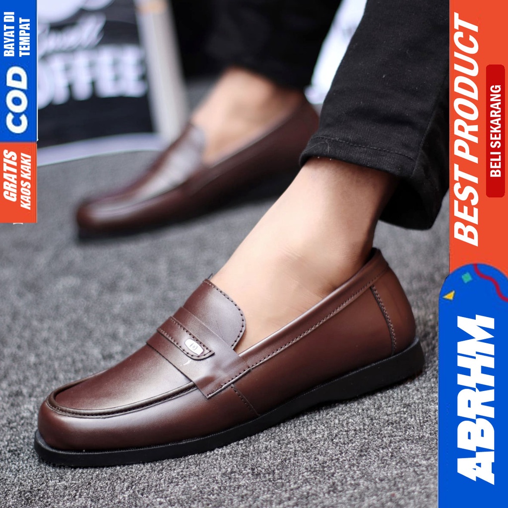 Abrhm Dts - Sepatu Formal Pria Casual Pantofel