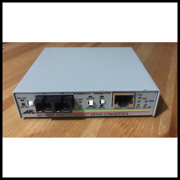 Allied Telesis At-Mc102Xl Fast Ethernet Media Converter Multimode Sc