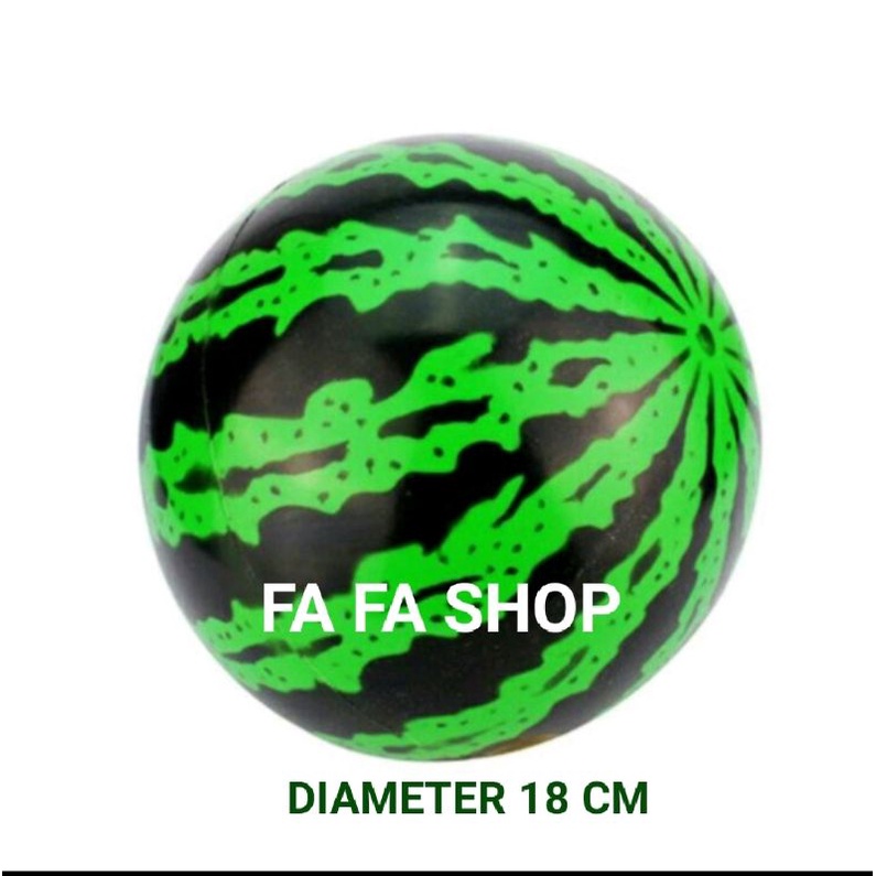 MAINAN BOLA KARET MODEL BUAH SEMANGKA / MAINAN BOLA KARET MOTIF BUAH SEMANGKA