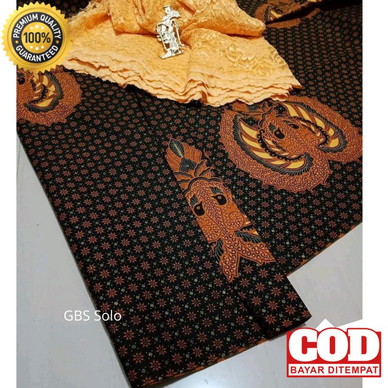 KAIN JARIK BATIK SOLO MOTIF SOGAN TRUNTUM GURDO