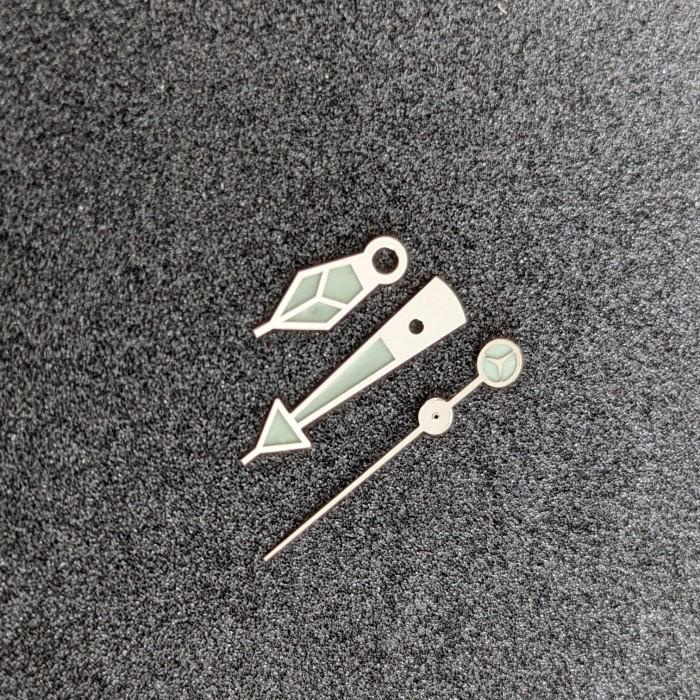 Grand Seiko GS Style Hands fit NH35 NH35A NH36 7s26 Movement C3 Lume