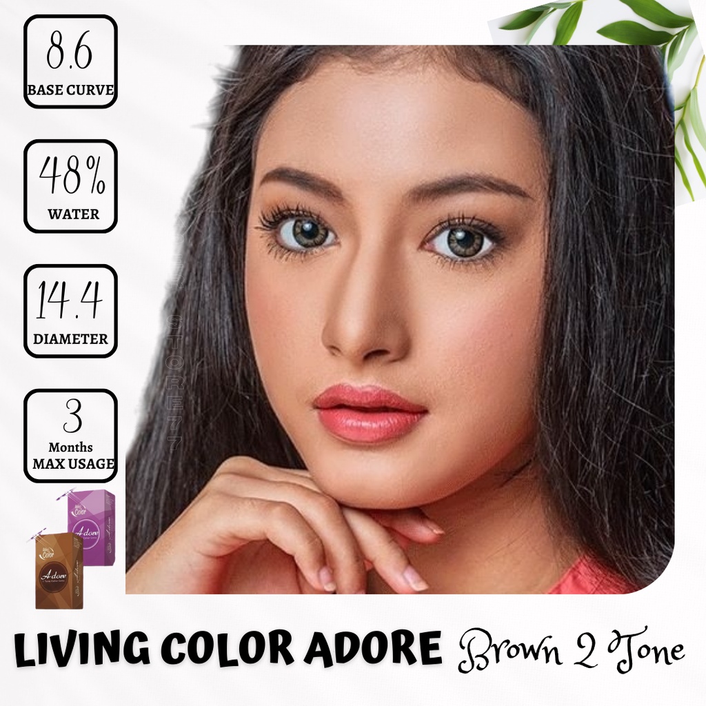 SOFTLENS LIVING COLOR - ADORE MINUS 0.50 SD 2.75