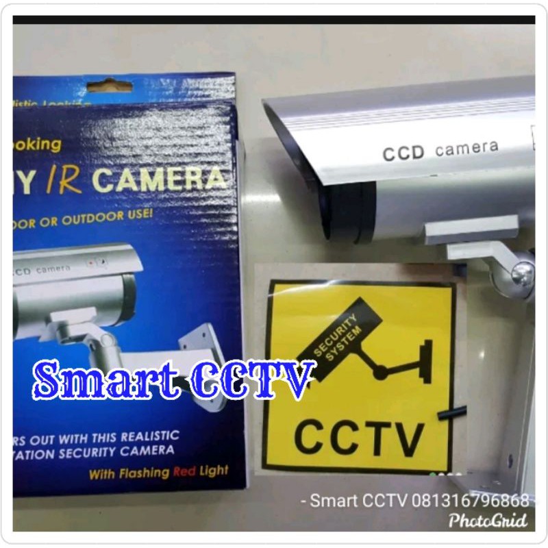 KAMERA CCTV SIMULASI DUMMY OUTDOOR FAKE INFRARED