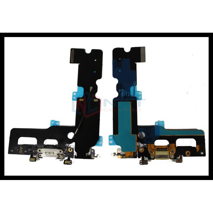 Flexible Charge / Charger Apple Iphone 7+ / Apple Iphone 7 Plus + Mic - Putih