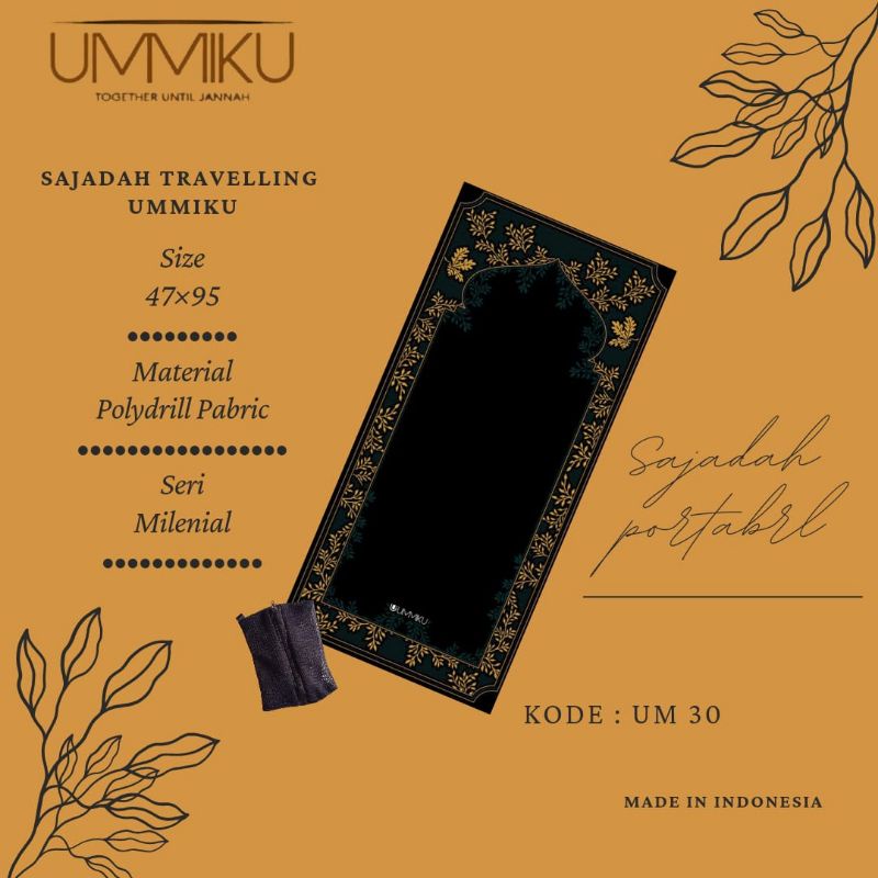 SAJADAH TRAVEL UMMIKU | sajadah traveling lipat kekinian