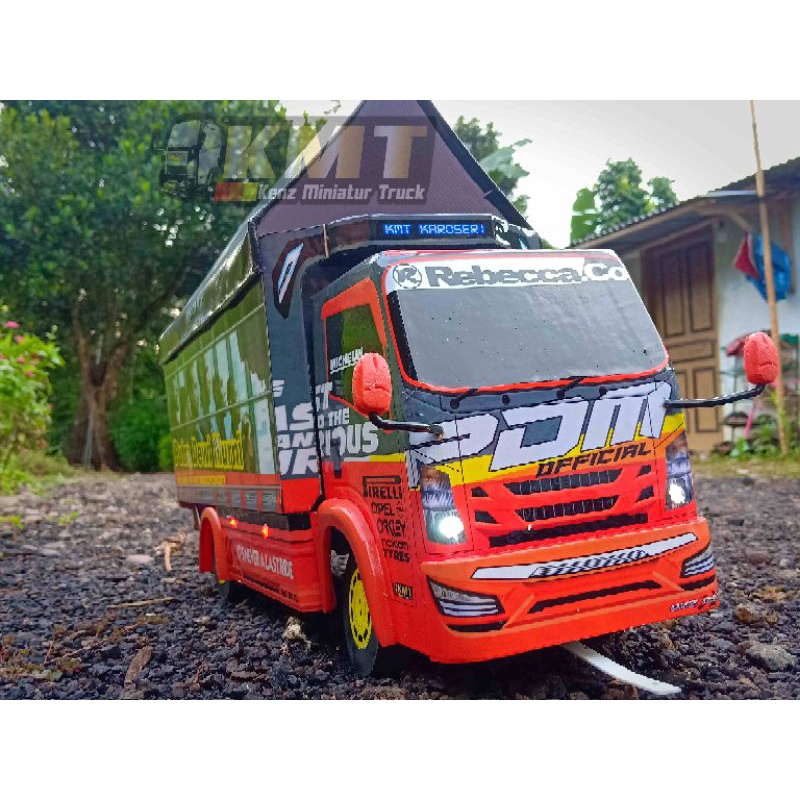 TRUK OLENG MINIATUR TRUK DETAIL UKURAN JUMBO