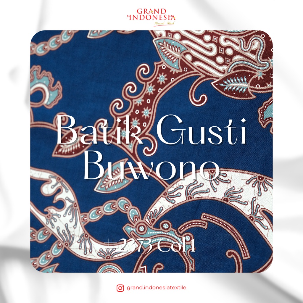 BATIK GUSTI BUWONO #2373 COL 1