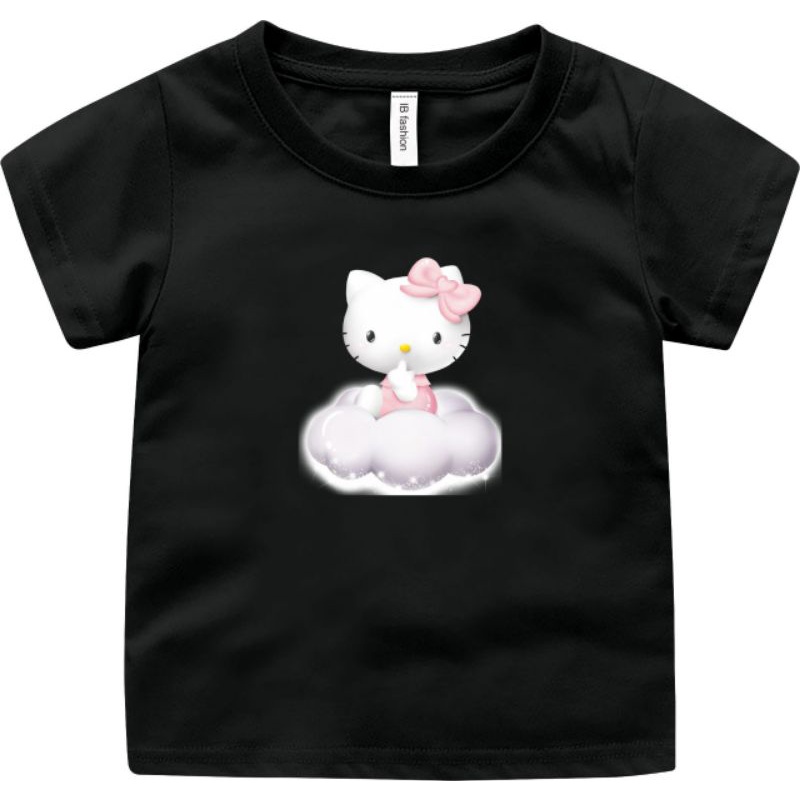 ((IB))KAOS ANAK PEREMPUAN/HELLO KATTY AWAN DIGITAL SABLON