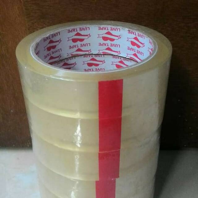 

Isolasi / selotip bening lebar 2,4 cm