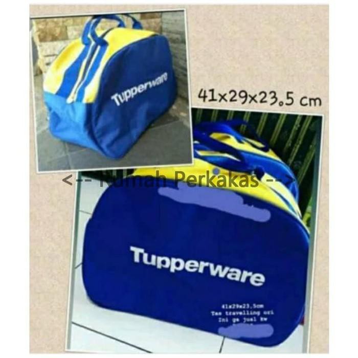 (TAPERWER ORIGINAL 100%) Tupperware Tas Kitbag Biru Oval TERMURAH