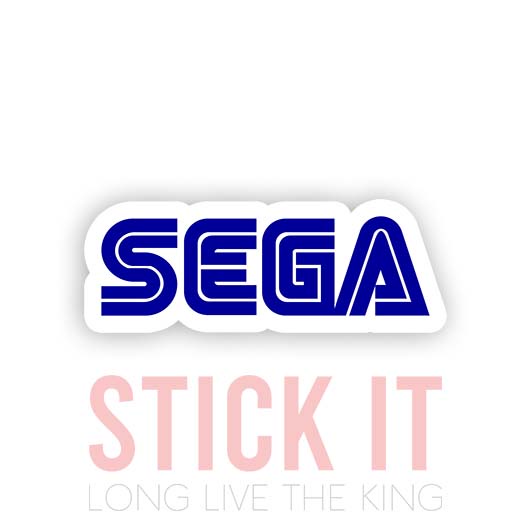 

Stiker sablon setrika DTF kaos baju sticker vinyl sega gamer 45