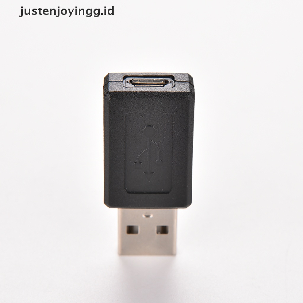 // justenjoyingg.id // Firm USB 2.0 A Male to Micro USB B Female M/F Adapter Converter Connector ~