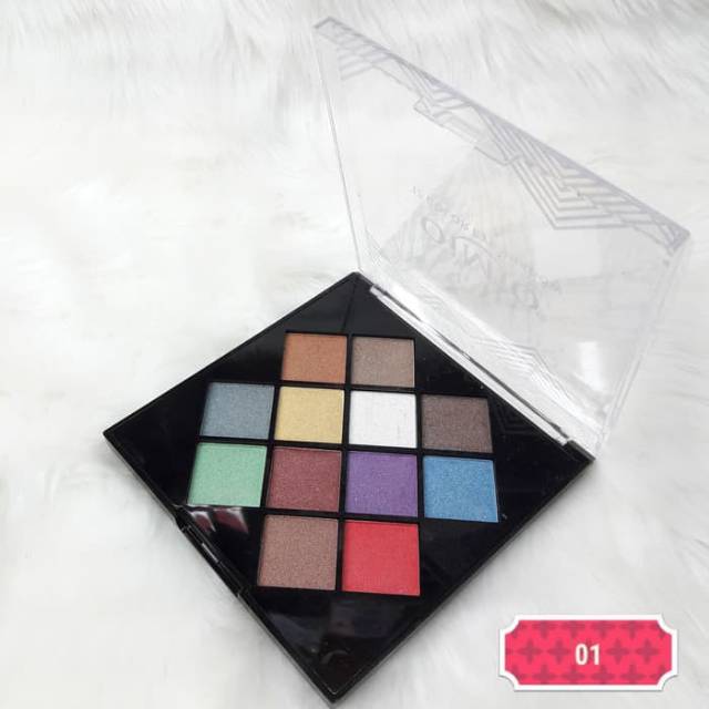 12.WARNA EYESHADOW OIMIO BOK HITAM / 3.SERI