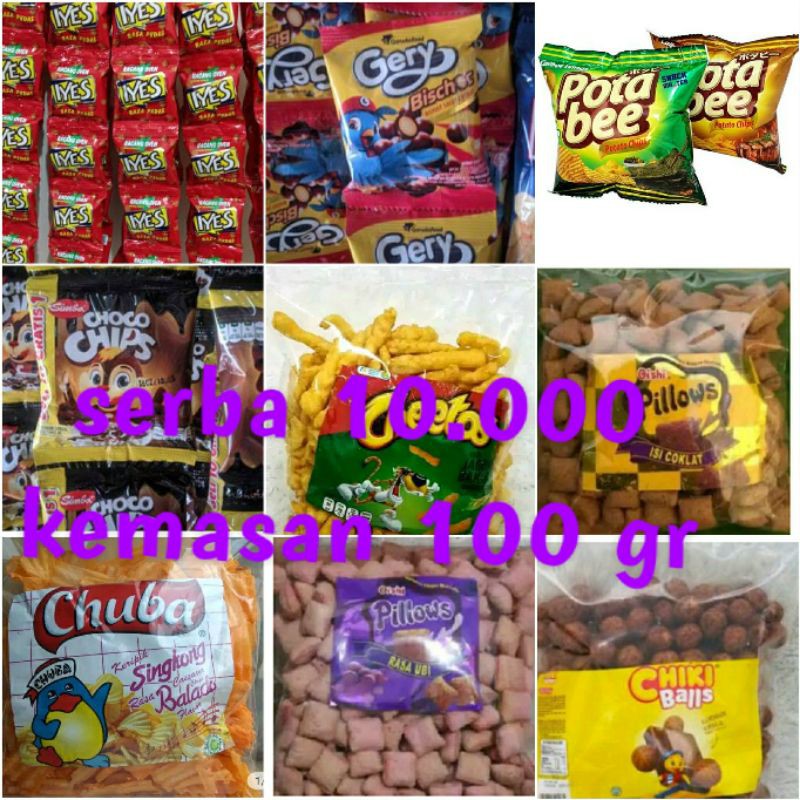 

snack-snack kiloan serba 10.000