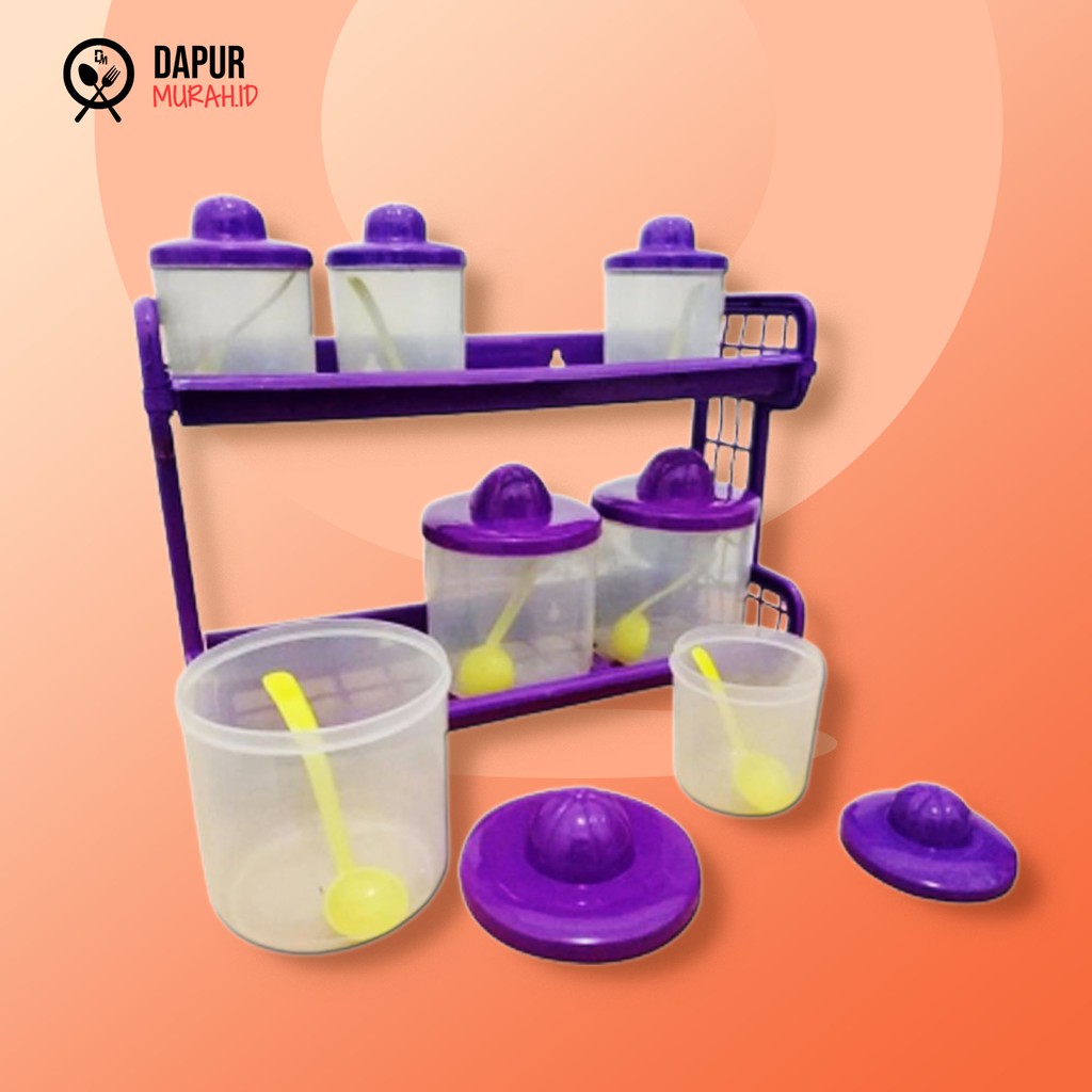 Tempat Bumbu set 7 in 1 pastela